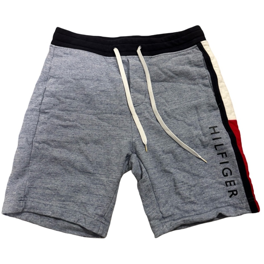 Tommy Hilfiger Shorts Mens Size Small Gray Fleece Sweat Shorts Outdoor